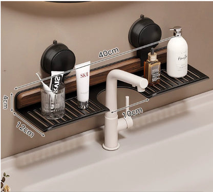 MiraGlide® Modernes Absaugung Badezimmer Regal Mit U-Nut Design