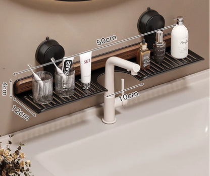 MiraGlide® Modernes Absaugung Badezimmer Regal Mit U-Nut Design