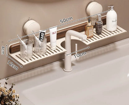 MiraGlide® Modernes Absaugung Badezimmer Regal Mit U-Nut Design